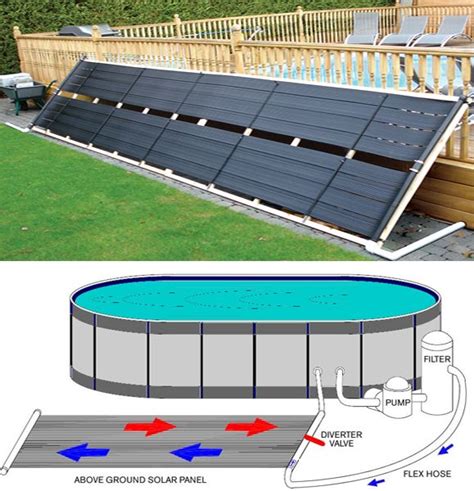 solar pool heater hook up